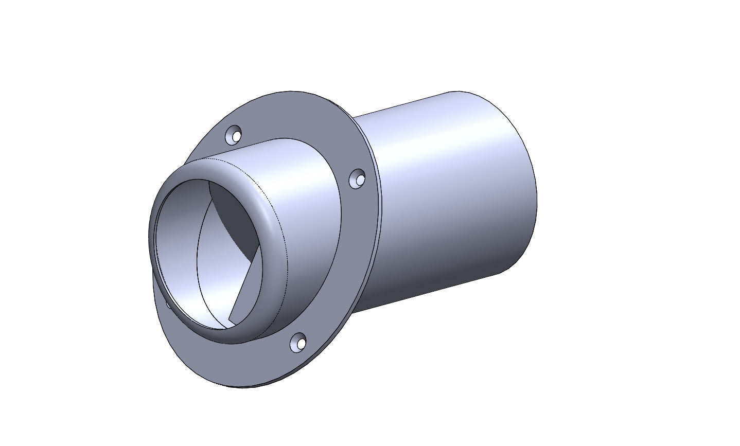 Transom Exit Silencer Tip- 11024ST