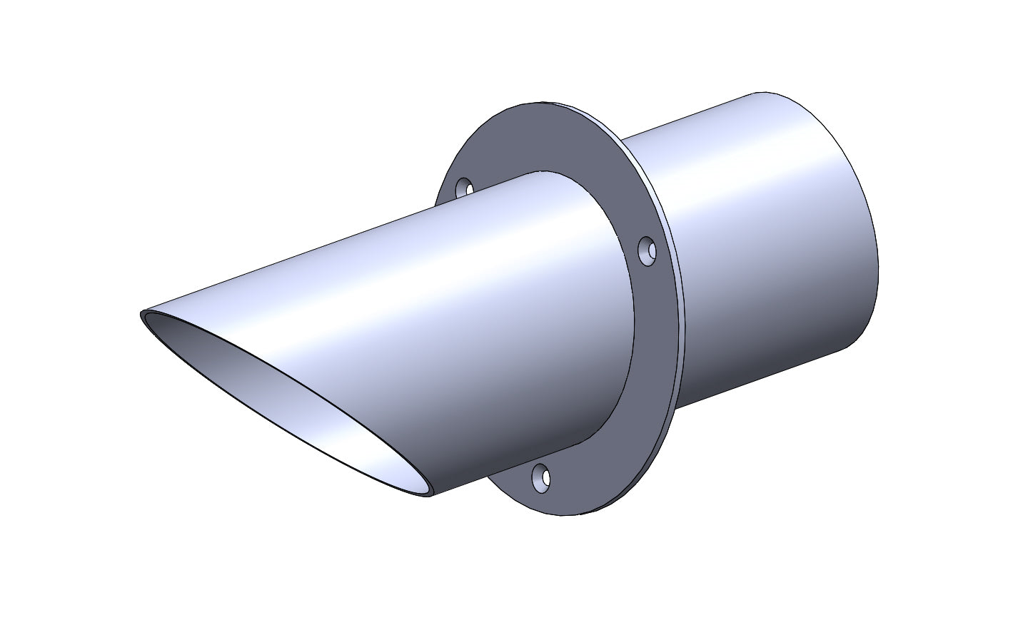 Transom Exit Silencer Tip-11749