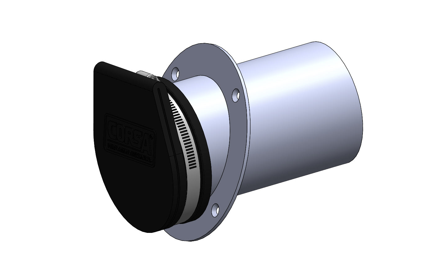 Transom Exit Silencer Tip-11754F