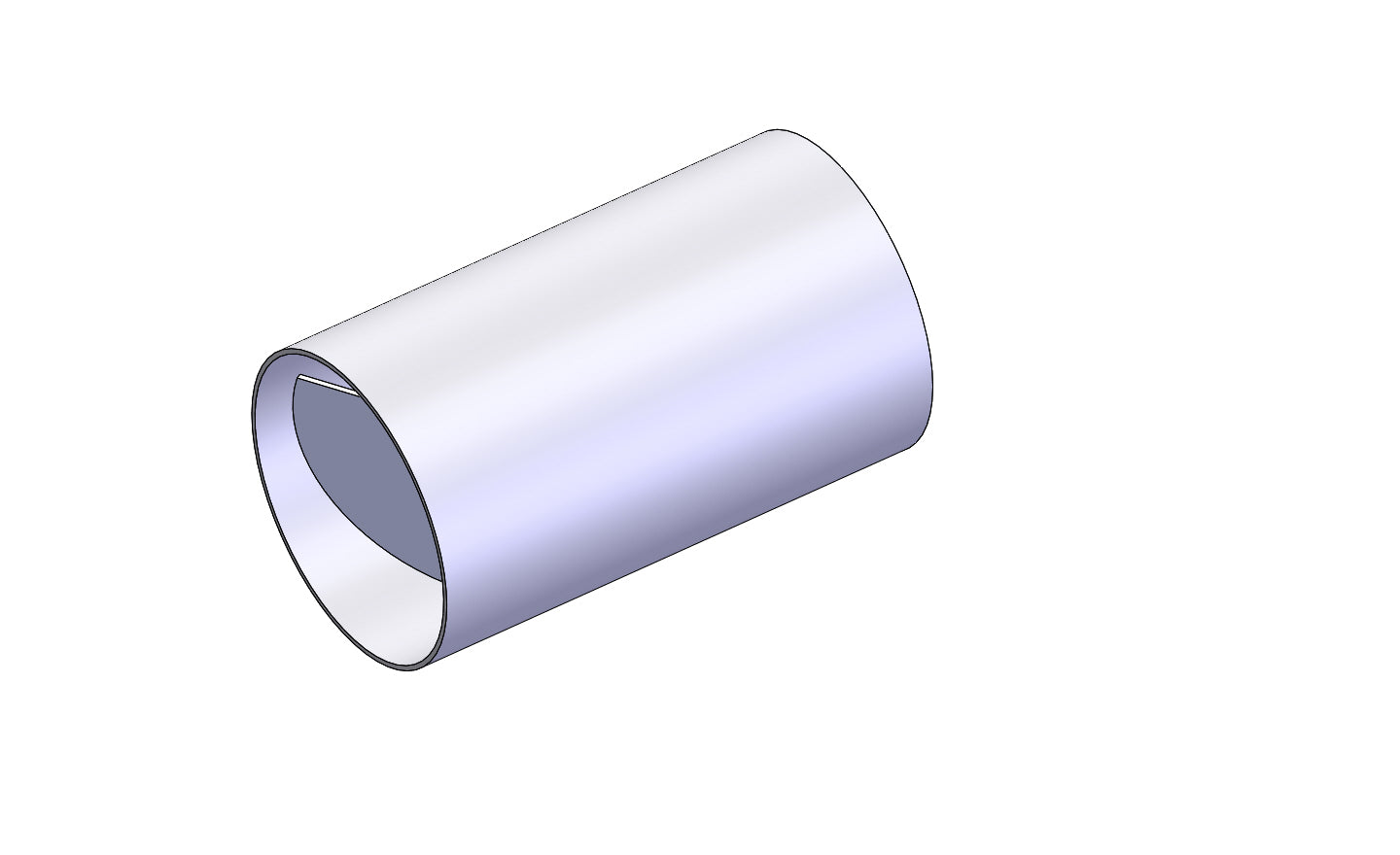 4" Inline Baffle Silencer- 12007