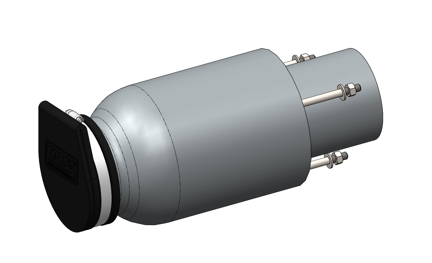 6" ASR Muffler- 12600-1