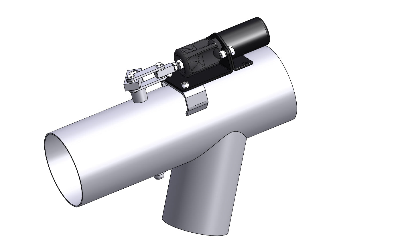 Captain's Call Transom Exit (Switchable) - Pre-2005 Mercruiser Model Years, Small Block, Standard Riser Engines- 13091