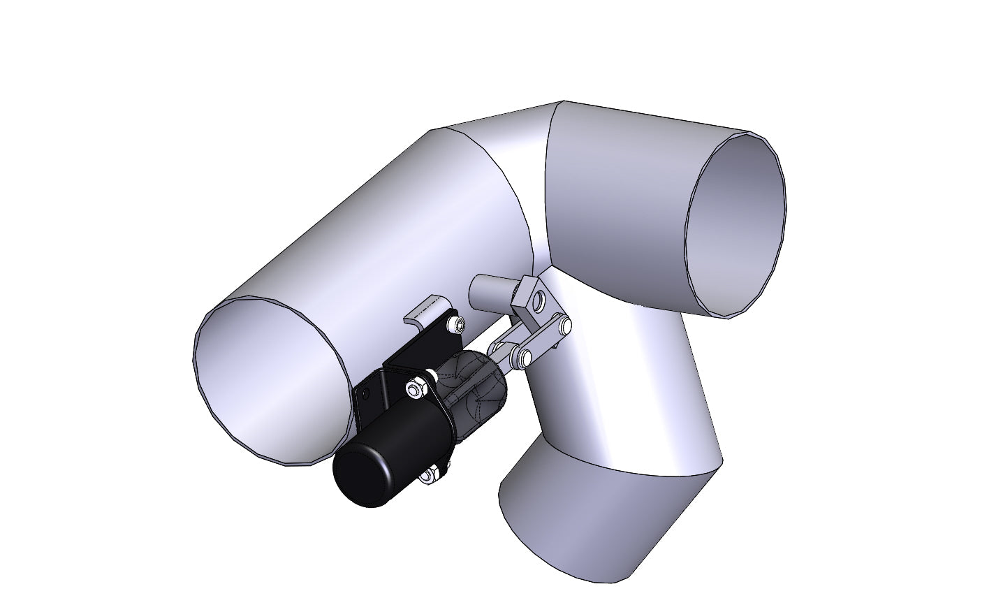 Captain's Call Side Exit (Switchable)-2010 and Newer Mercruiser Model Years, Catalyzed, Small Block Standard Riser Engines- 60001