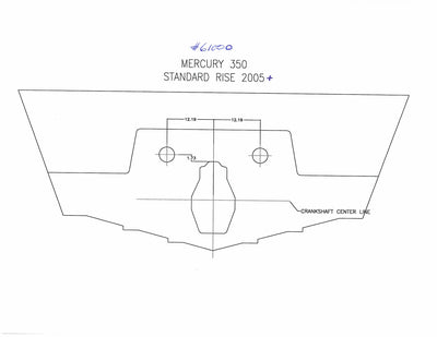 Captain's Call Transom Exit (Switchable)- 2005 and Newer Mercruiser Model Years, Small Block, Non- Catalyzed, Standard Riser Engines- P61000
