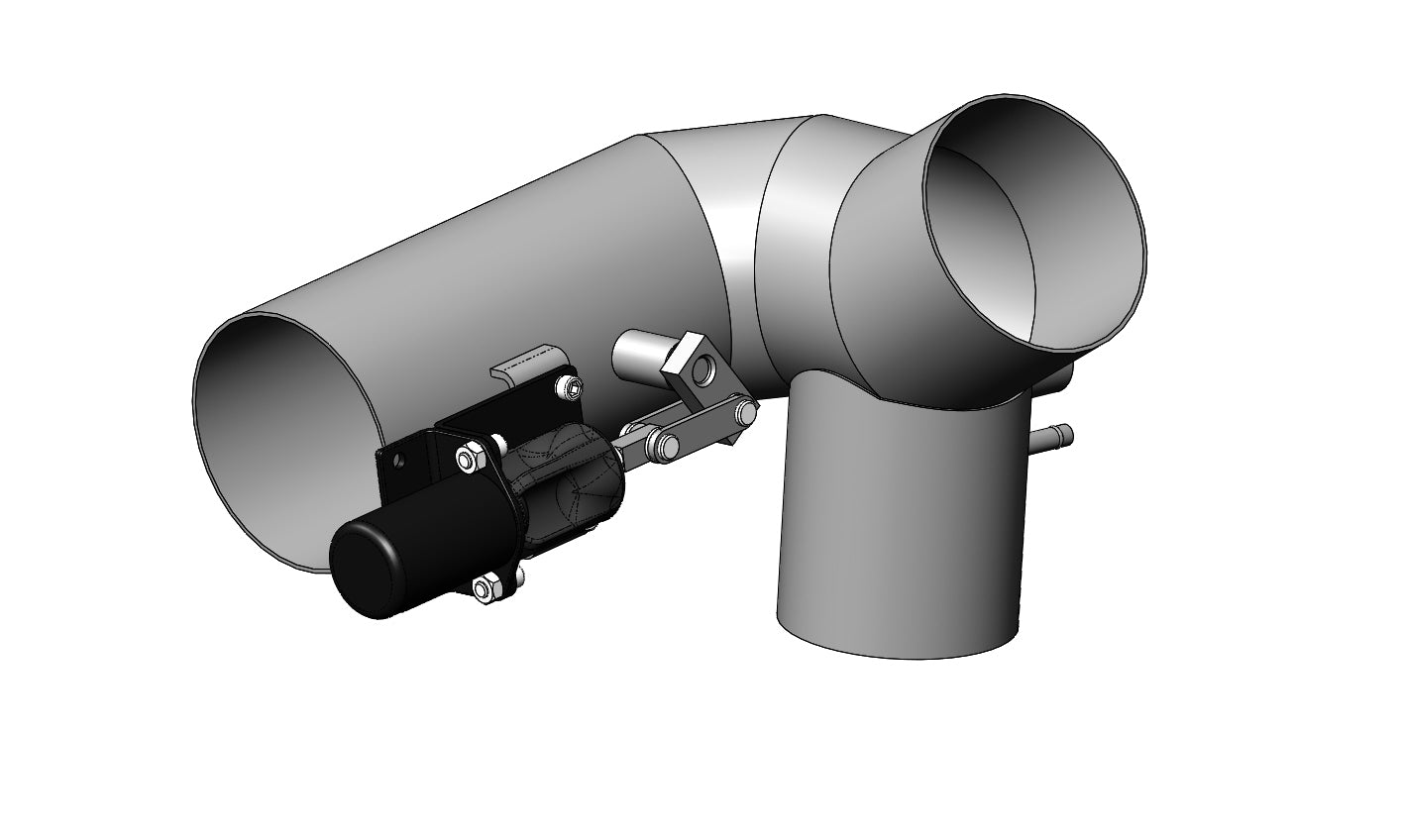 Captain's Call Side Exit (Switchable)-2016 and Newer  Volvo GV Model Years, 5.3L & 6.2L Catalyzed Standard Riser Engines- 62052