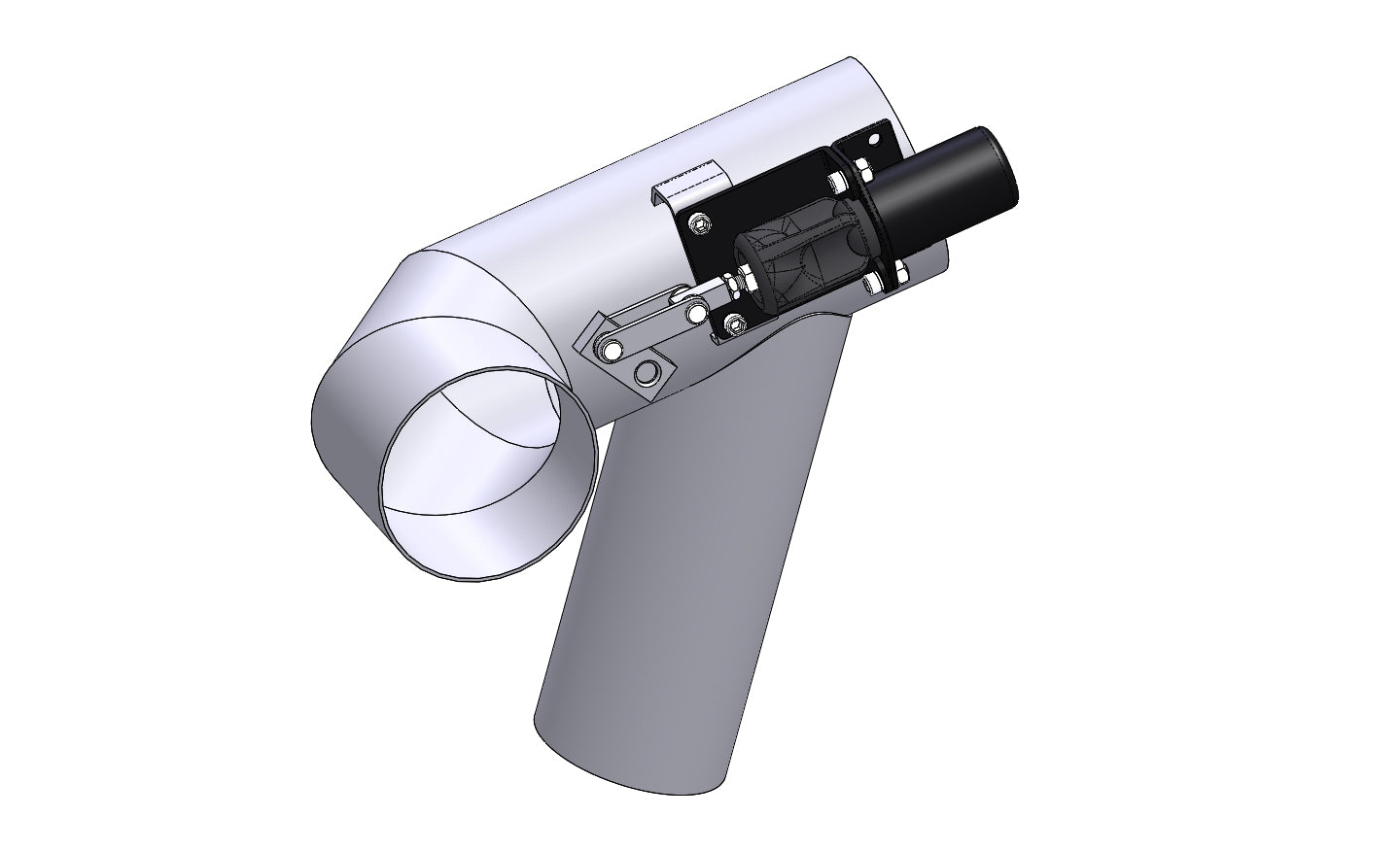 Captain's Call Side Exit (Switchable)- 2005 and Newer Mercruiser Model Years, Small Block, Non-Catalyzed, Standard Riser Engines-61001