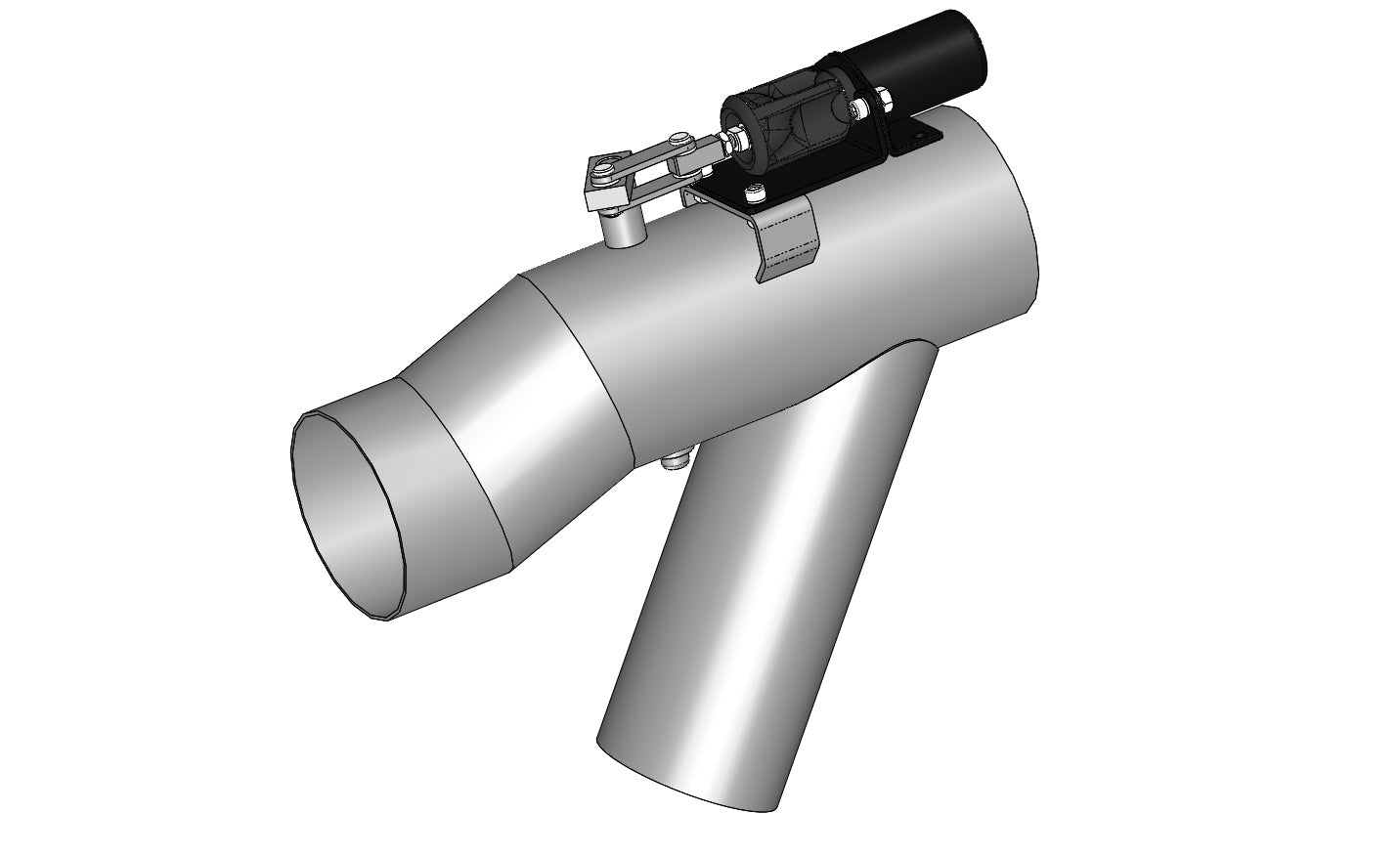 Captain's Call Transom Exit (Switchable, Exits at 454 Standard Locations)-2001-2011 Mercruiser Model Years, 8.1L Non-Catalyzed Standard Riser Engines- 81020-REPL