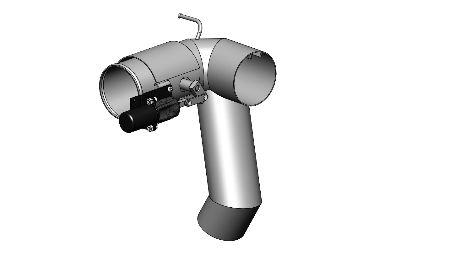 Captain's Call Side Exit (Switchable)-2013 and Newer Mercruiser Model Years,  8.2L G2, Catalyzed With 2" Taller Riser Engines - 80053