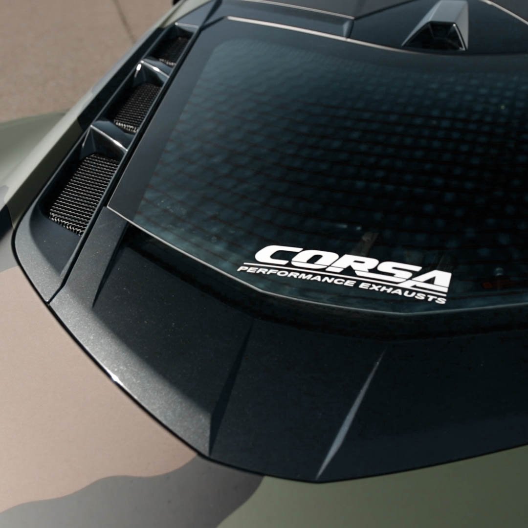 CORSA Die Cut Decal (White)