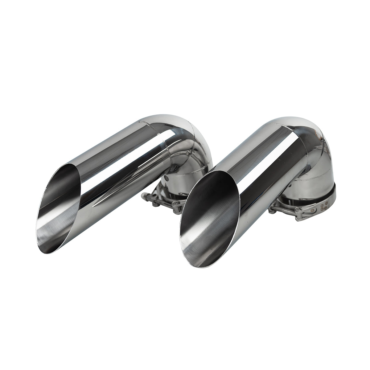 Clamp-on elbowed turn down pipe  11309